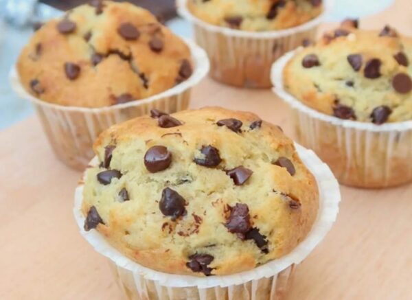 Muffin nature pépite de chocolat